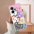 Cute Cat Customize Anti Yellow Case For Realme 15 Pro 5G