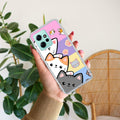 Cute Cat Transparent Silicon Case For Redmi Note 12 4G