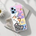 Cute Cat Transparent Silicon Case For Redmi Note 12 5G