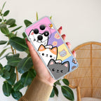 Cute Cat Transparent Silicon Case For Redmi/Xiaomi