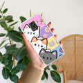 Cute Cat Transparent Silicon Case For Redmi Note 9 Pro / Redmi Note 9 Pro Max / Redmi Note 10 lite