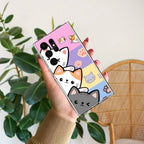 Cute Cat Anti Yellow Case For Samsung Galaxy S26 Ultra 5G