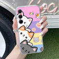 Cute Cat Anti Yellow Case For Samsung Galaxy S23 5G