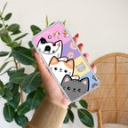 Cute Cat Anti Yellow Case For Vivo T3X 5G