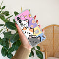 Cute Cat Transparent Silicon Case For Vivo Y200 5G