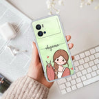 Cute Charm Customize Transparent Silicon Case For iQOO Neo 7 Pro 5G