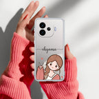 Cute Charm Customize Transparent Silicon Case For iQOO Neo 10R 5G