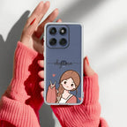 Cute Charm Customize Anti Yellow Case For Motorola Edge 60 Pro 5G