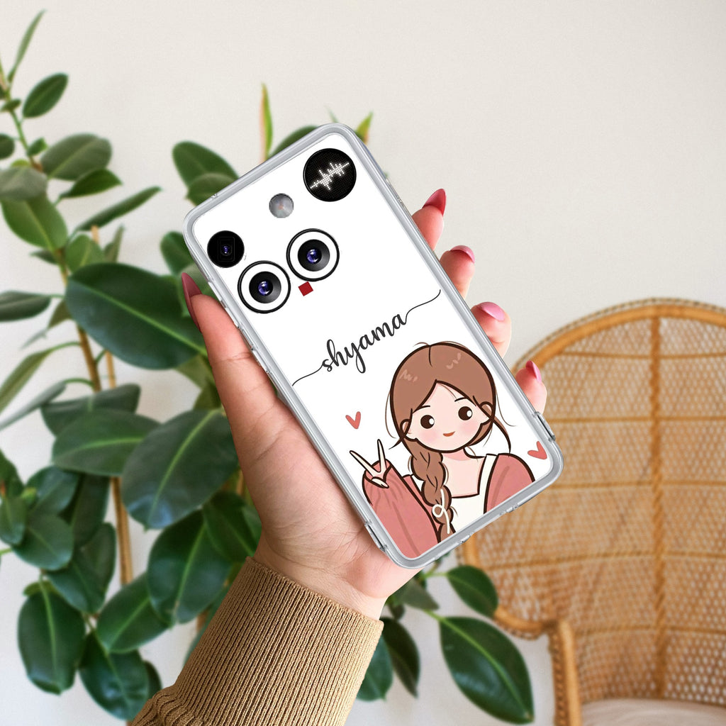 Cute Charm Customize Anti Yellow Case For Nothing Phone 3