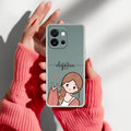Cute Charm Customize Transparent Silicon Case For OnePlus 13s 5G