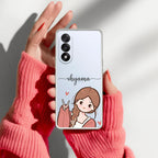 Cute Charm Customize Transparent Silicon Case For OnePlus Nord 5 5G