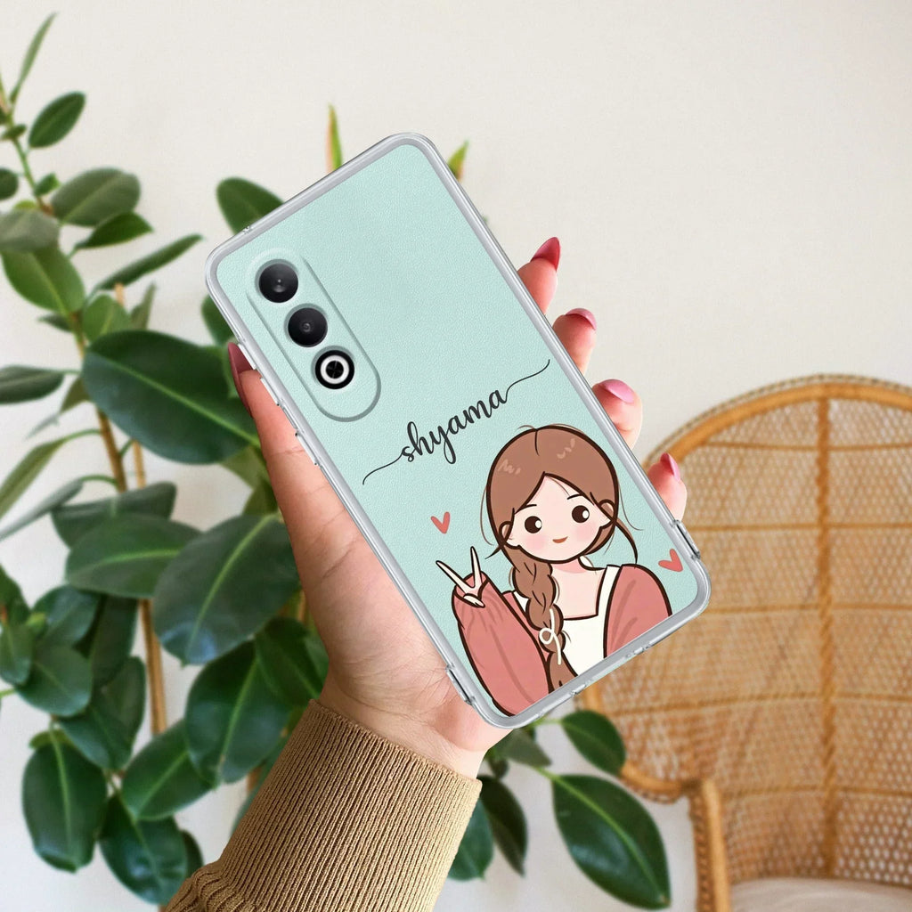 Cute Charm Customize Transparent Silicon Case For OnePlus - ShopOnCliQ