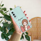 Cute Charm Customize Transparent Silicon Case For OnePlus - ShopOnCliQ