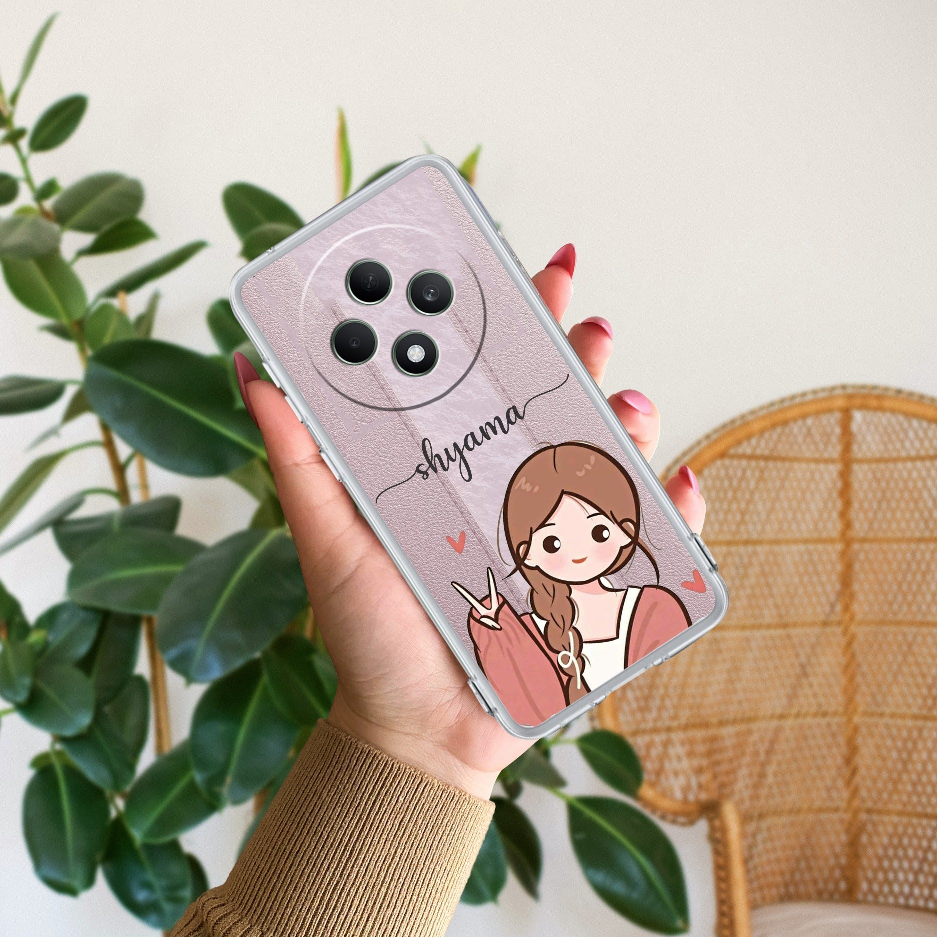 Cute Charm Customize Anti Yellow Case For Oppo F27 Pro Plus 5G