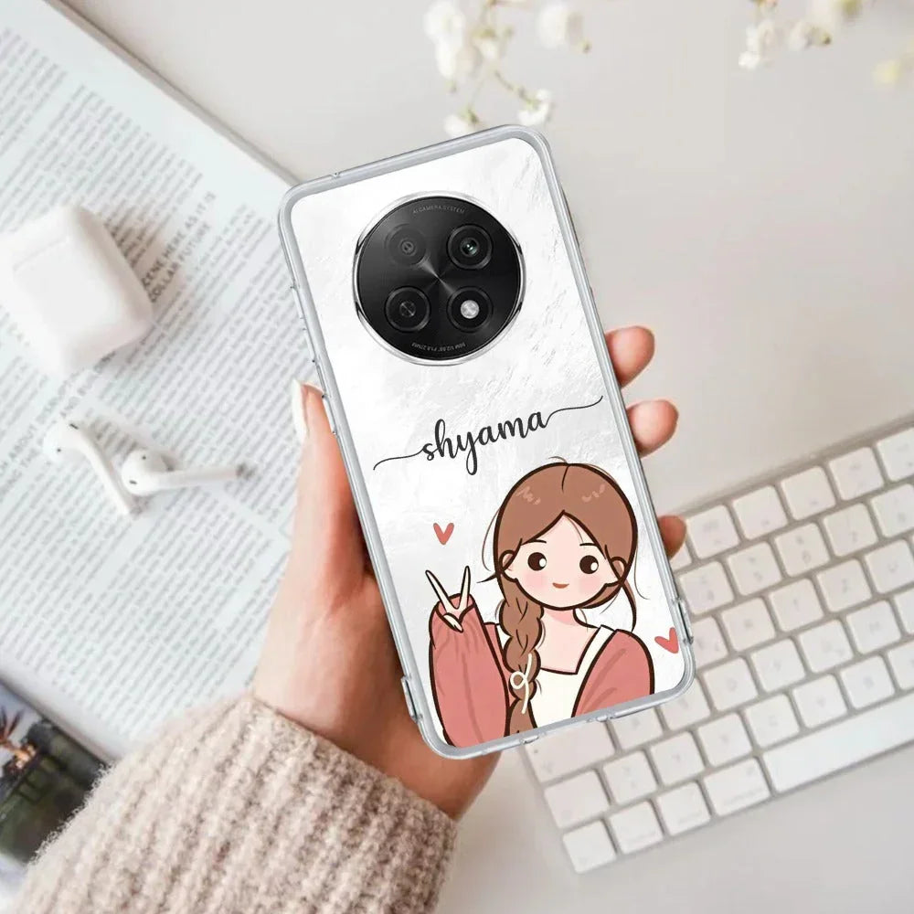 Cute Charm Customize Anti Yellow Case For Oppo F29 Pro 5G