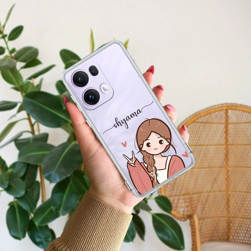 Cute Charm Customize Anti Yellow Case For Oppo Reno 13 Pro 5G