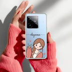 Cute Charm Customize Transparent Silicon Case For Realme Narzo 70 Pro 5G