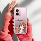 Cute Charm Customize Transparent Silicon Case For Realme 12X 5G