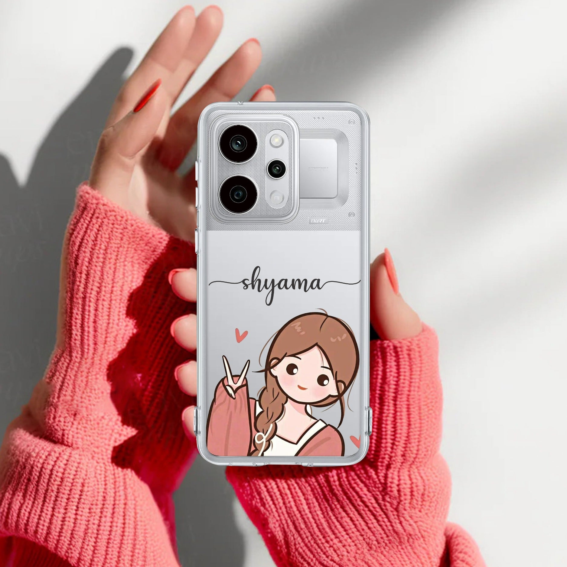 Cute Charm Customize Anti Yelllow Case For Realme P4 Power 5G