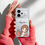 Cute Charm Customize Anti Yelllow Case For Realme Narzo Power 5G