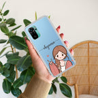 Cute Charm Customize Transparent Silicon Case For Redmi Note 10 / 10S