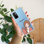 Cute Charm Customize Transparent Silicon Case For Mi 11i