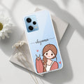 Cute Charm Customize Transparent Silicon Case For Redmi Note 12 5G