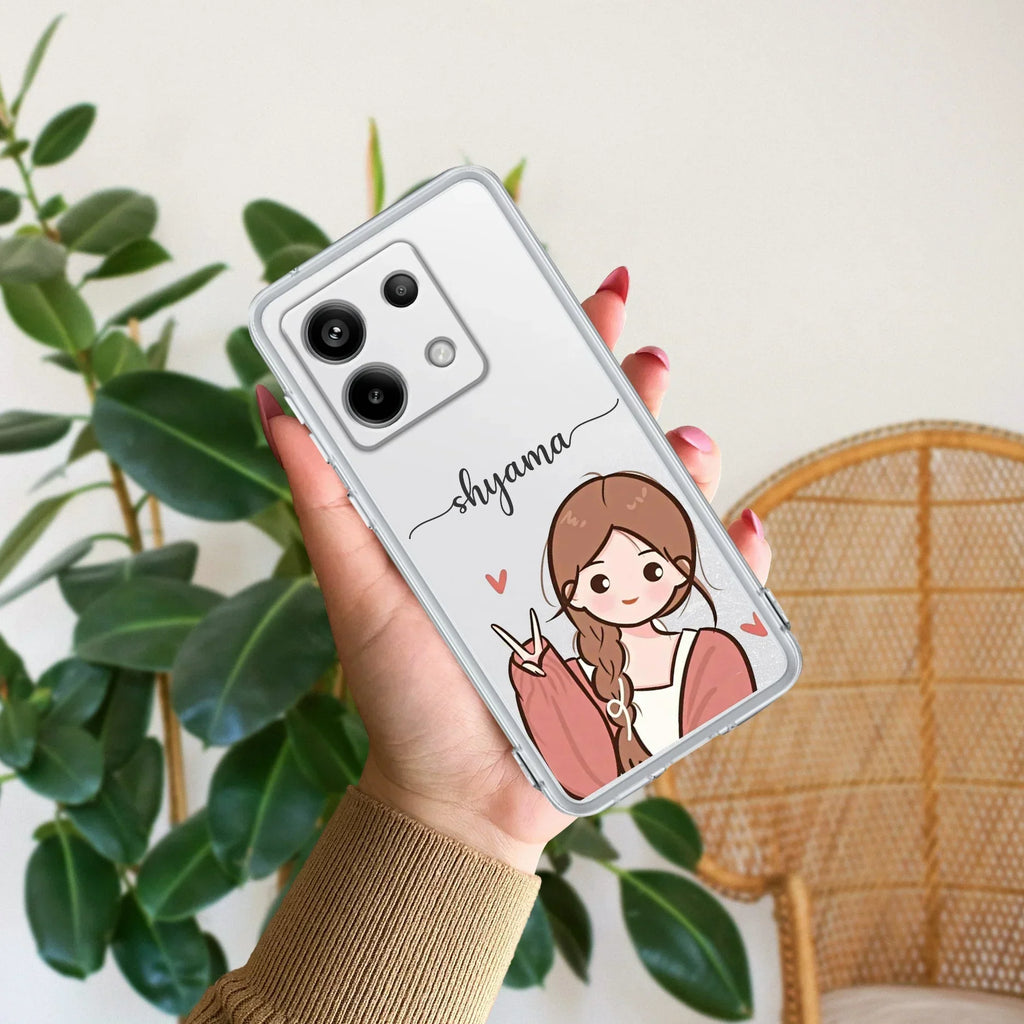 Cute Charm Customize Transparent Silicon Case For Mi 11 Lite / Xiaomi 11 Lite NE 5G