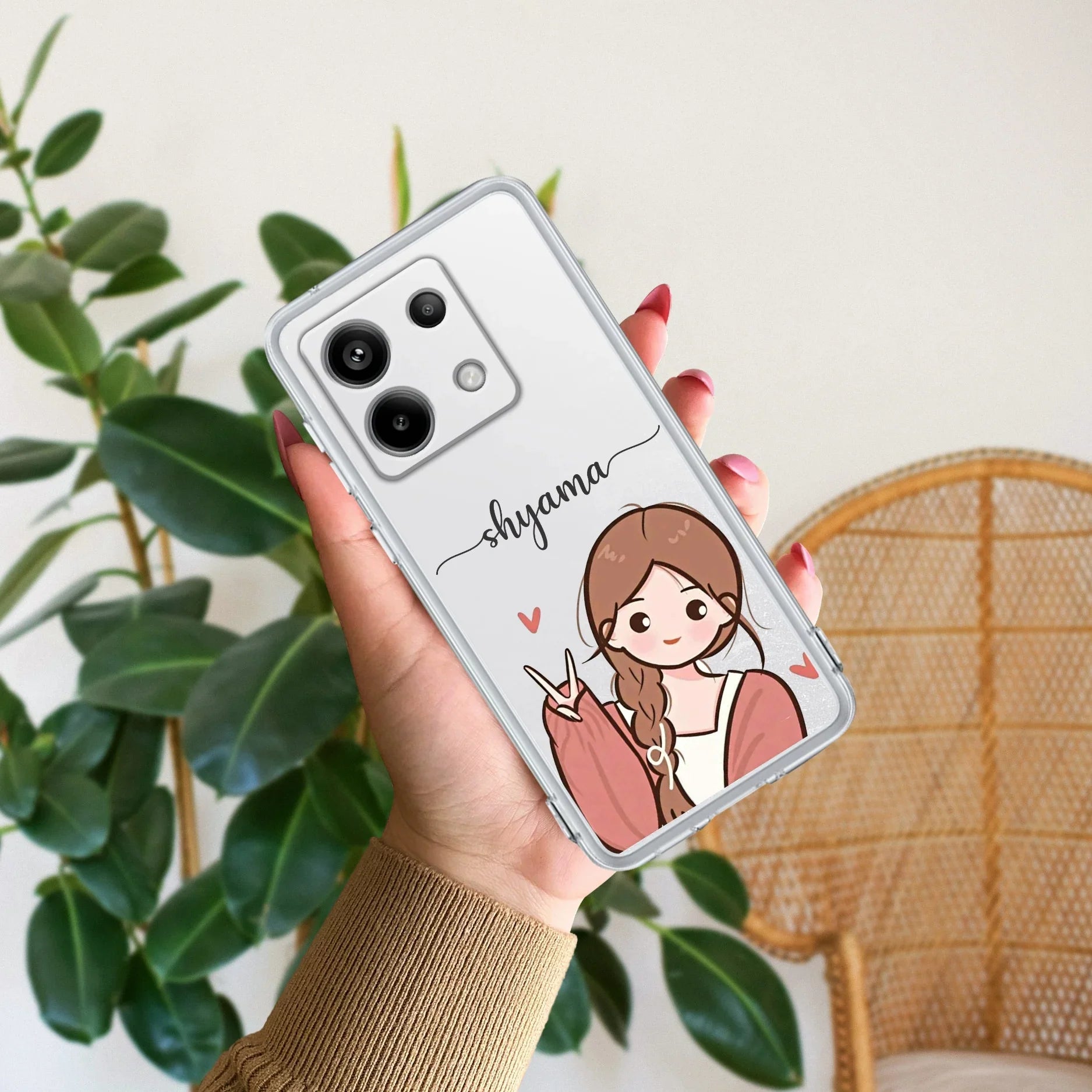 Cute Charm Customize Transparent Silicon Case For Redmi/Xiaomi - ShopOnCliQ