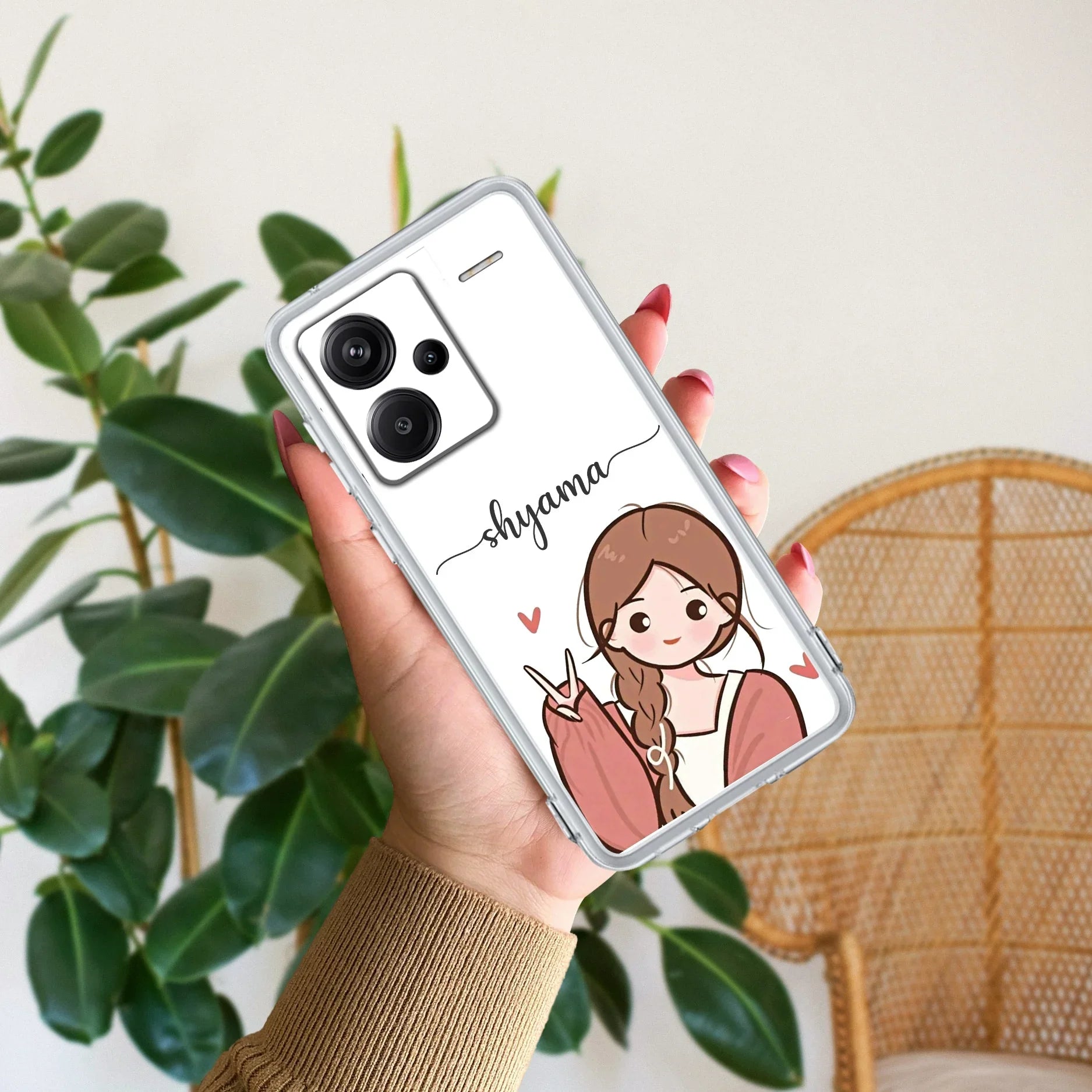 Cute Charm Customize Transparent Silicon Case For Redmi/Xiaomi - ShopOnCliQ