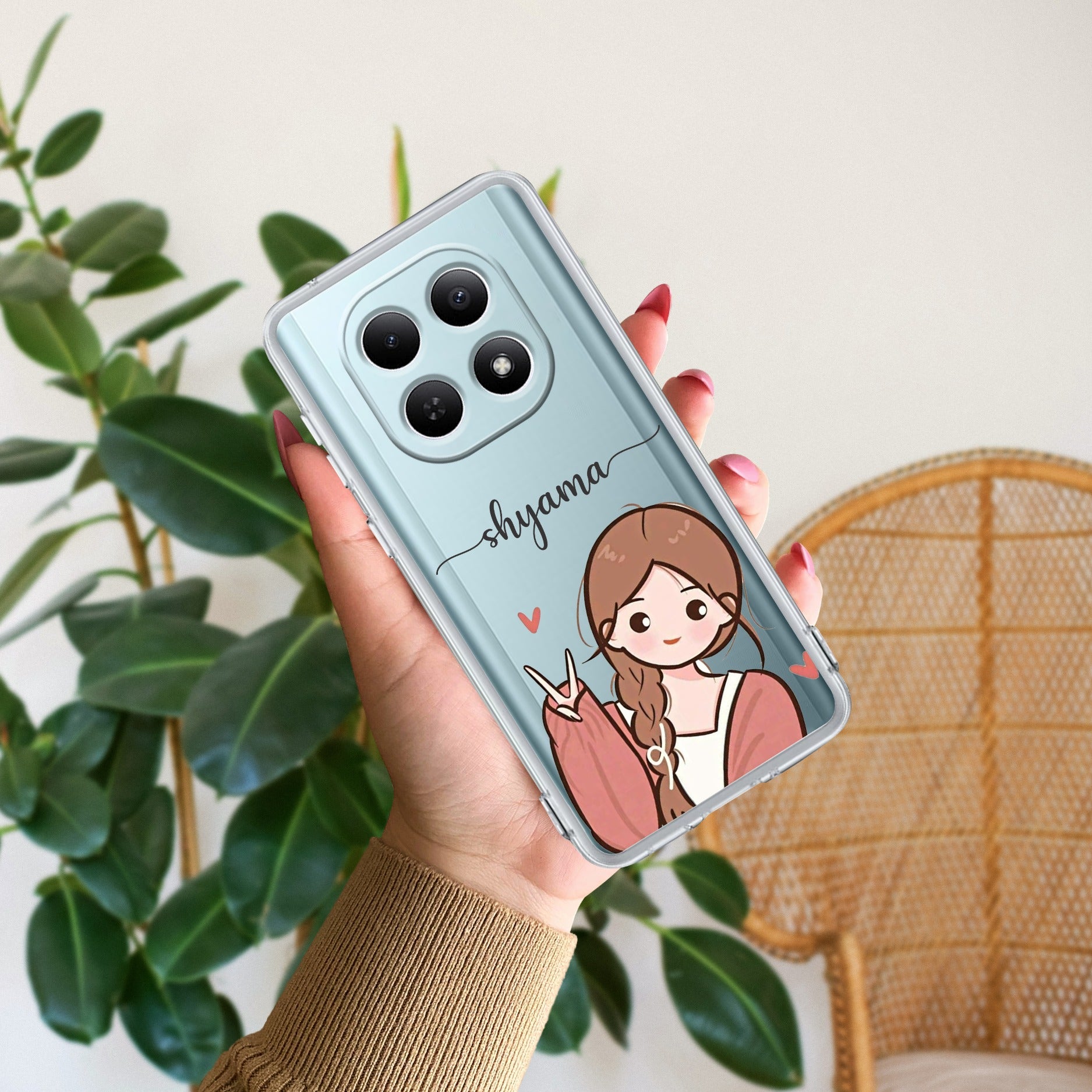 Cute Charm Customize Transparent Silicon Case For Redmi/Xiaomi