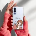 Cute Charm Customize Transparent Silicon Case For Vivo V70 FE 5G