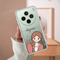 Cute Charm Customize Transparent Silicon Case For Vivo X200T 5G