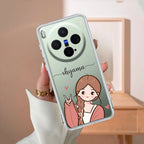 Cute Charm Customize Transparent Silicon Case For Vivo - ShopOnCliQ