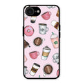 Cute Coffee Snacks Glass Case Cover For iPhone 16e