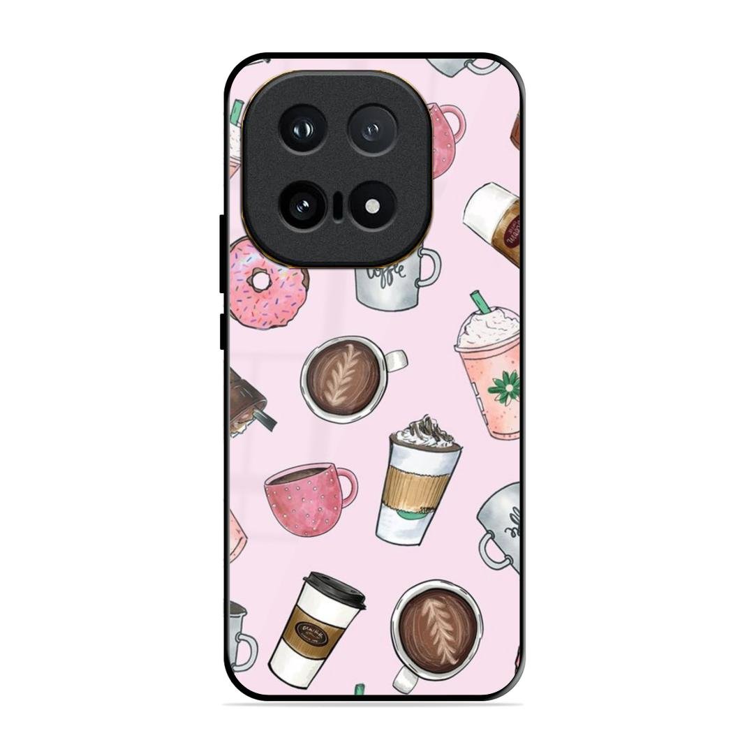 Cute Coffee Snacks Glass Case Cover For iQOO 15 5G