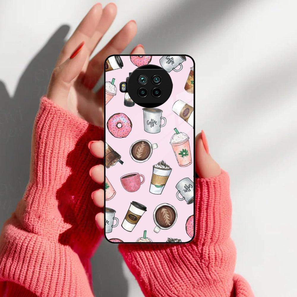 Cute Coffee Snacks Glass Case Cover For Redmi/Xiaomi - ShopOnCliQ