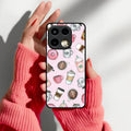 Cute Coffee Snacks Glass Case Cover For Realme 16 Pro Plus 5G