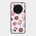 Cute Coffee Snacks Glass Case Cover For Realme Narzo 70 Pro 5G