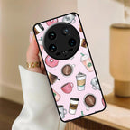 Cute Coffee Snacks Glass Case Cover For Redmi/Xiaomi - ShopOnCliQ