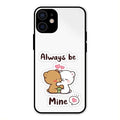 Cute Cuddle Bears Glass Case Cover For iPhone 12 mini