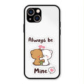 Cute Cuddle Bears Glass Case Cover For iPhone 13
