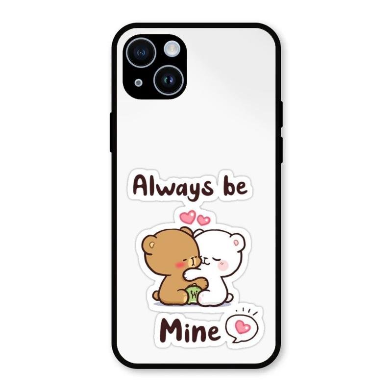 Cute Cuddle Bears Glass Case Cover For iPhone 14