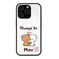 Cute Cuddle Bears Glass Case Cover For iPhone 15 Pro
