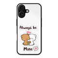Cute Cuddle Bears Glass Case Cover For iPhone 16 Plus