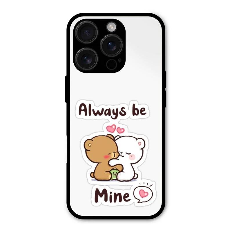 Cute Cuddle Bears Glass Case Cover For iPhone 16 Pro