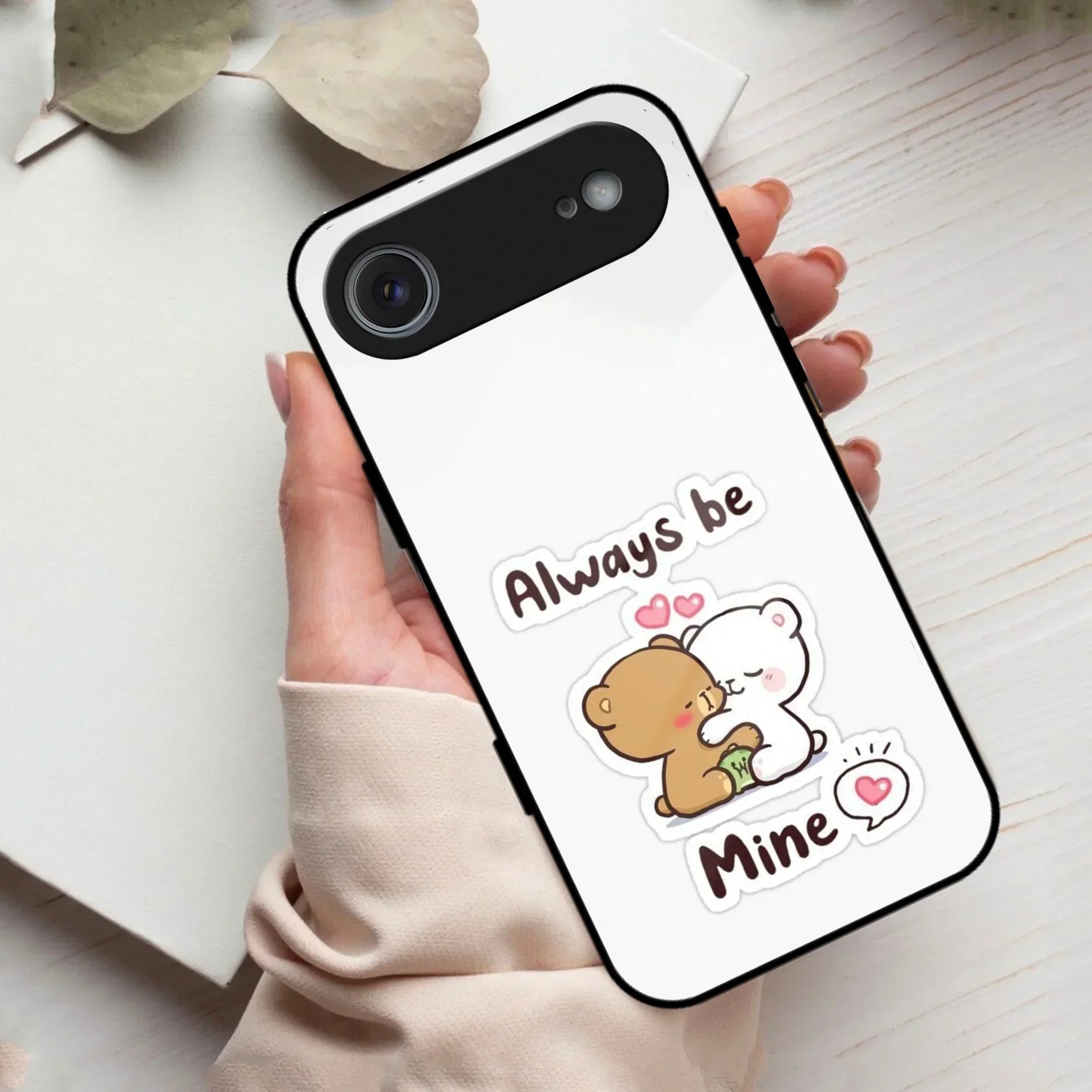 Cute Cuddle Bears Glass Case Cover For iPhone - ShopOnCliQ