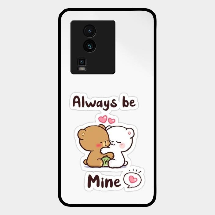 Cute Cuddle Bears Glass Case Cover For Iqoo Neo 7 Pro 5G
