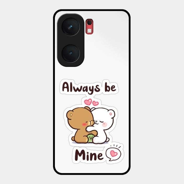 Cute Cuddle Bears Glass Case Cover For Iqoo Neo 9 Pro 5G