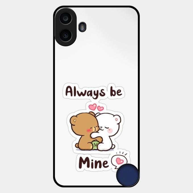 Cute Cuddle Bears Glass Case Cover For Nothing Cmf Phone 1